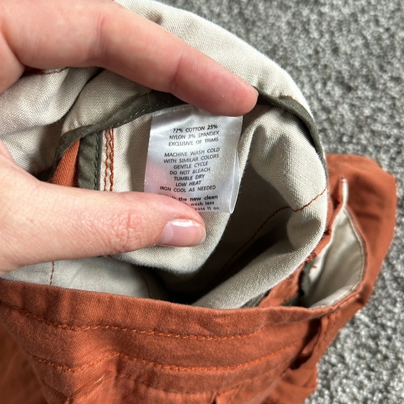 Horny Toad burnt orange straight leg pants 6 - Picture 2 of 7